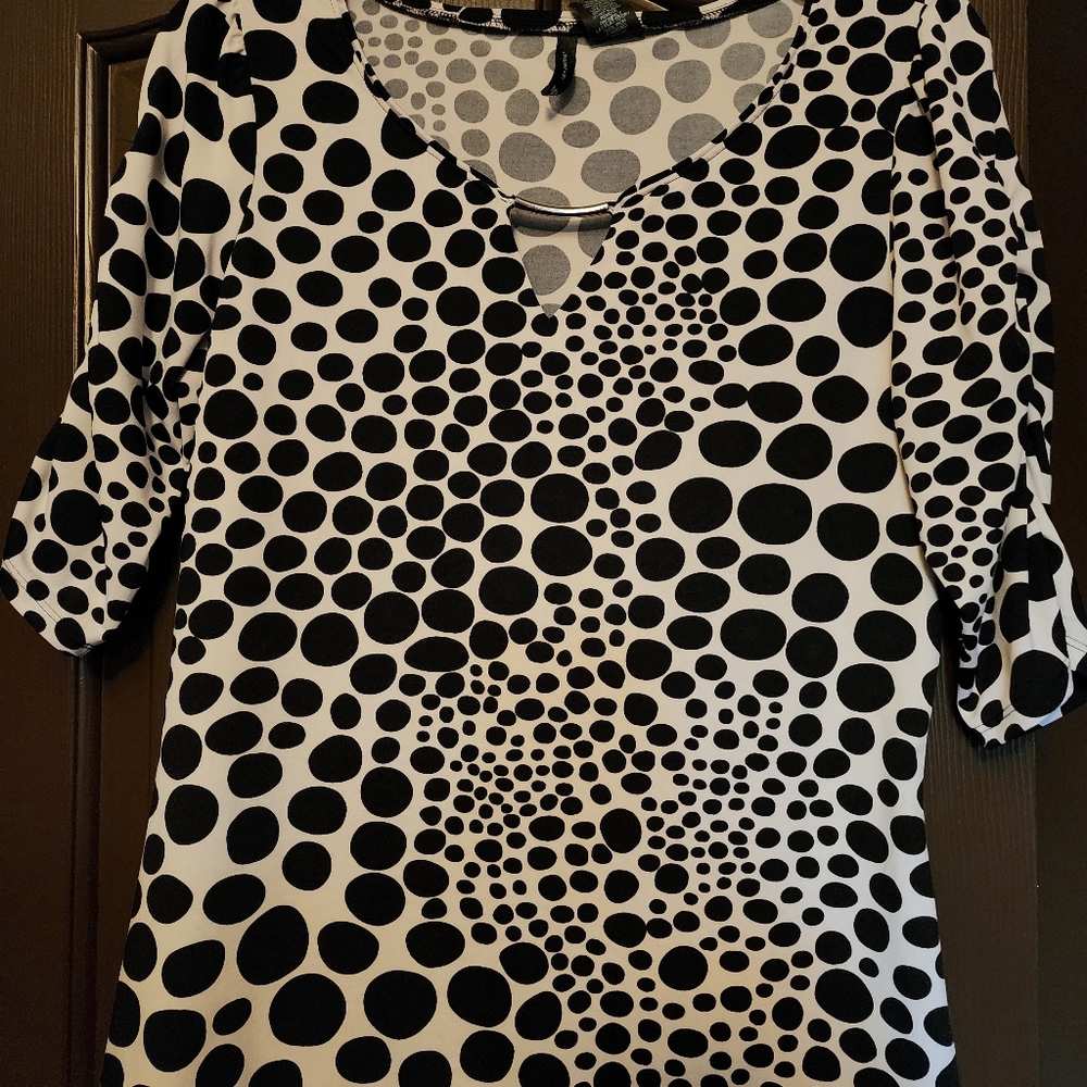 3/4 Sleeve New Direction Animal Print Top